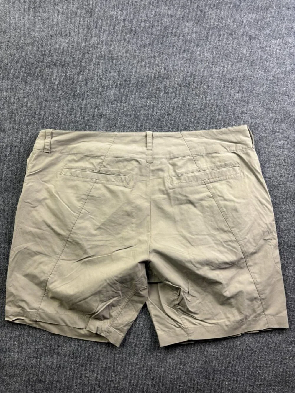 The North Face Shorts Mens 40 Beige Nylon Hiking‎ Stretch Quick Dry 9 Inseam